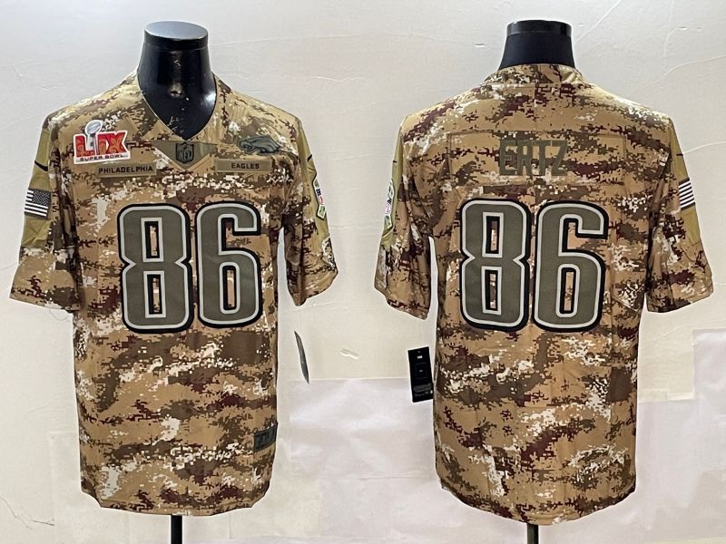 Men Philadelphia Eagles #86 Ertz Camo 2025 Nike Salute to Service Limited NFL Jersey style 2121